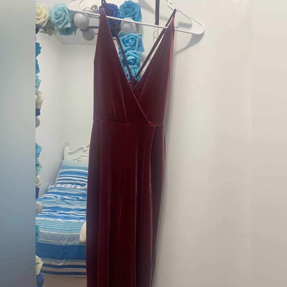 Red jumpsuit